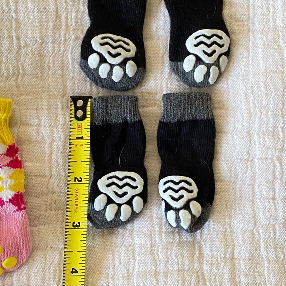 NEW collection of Dog Pink Shearling Booties, socks, hair bows, bandana XS/S - Picture 6 of 6